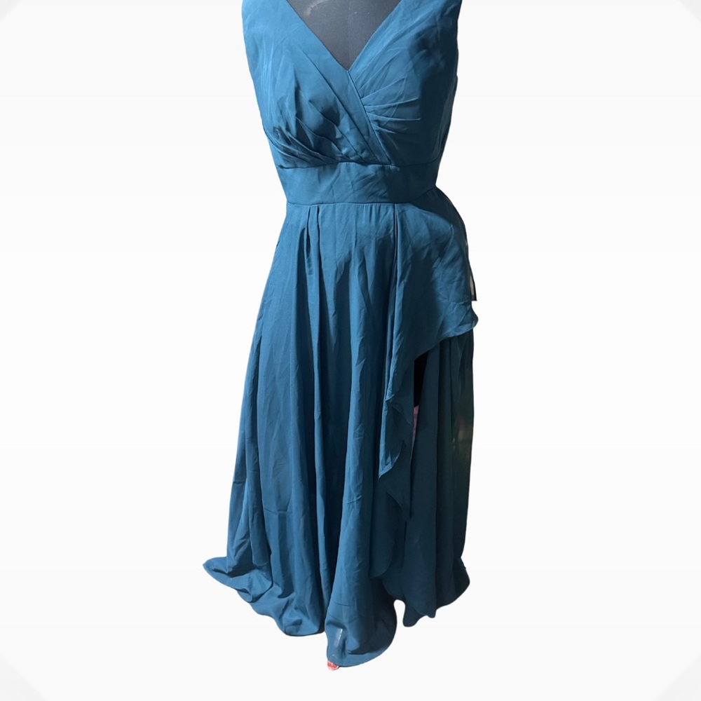 Elegant Blue Women's Dress